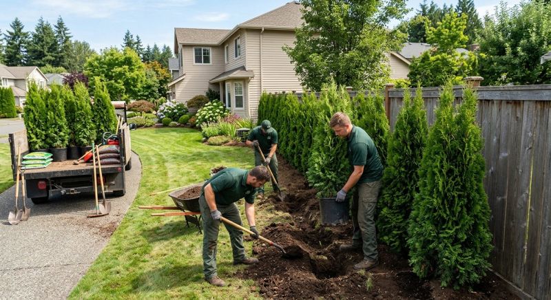 Privacy Shrub Installation in Honolulu, HI